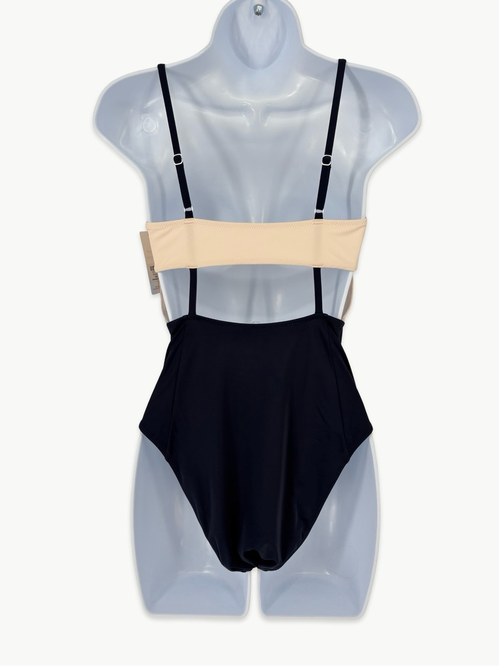 Lively The Swim One Piece Soft Navy Colorblock Modest Swimsuit NWT Size Medium - Picture 3 of 14